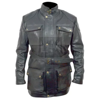 Ich bin Legende Will Smith Schwarze Lederjacke